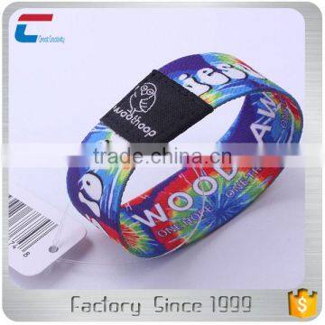 waterproof adjustable FUDAN F08 rfid smart Stretch bracelet for surf club