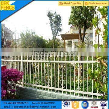 Garden Decorative Color Painted Metal Cast Aluminum Garden Picket Fence