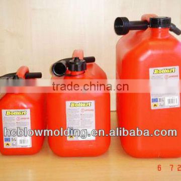 OEM Blow Molding plastic HDPE petrol jerry cans,fuel jerry cans with tube and lid