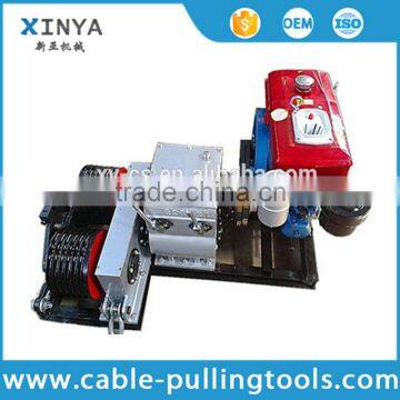 5 Ton Double Drum Diesel Towing Winch Wire Rope Winch photo-2