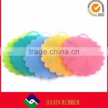 Dish Washing Brush Fruit Vegetable Dish Cleaner Food Grade Silicone Multi-purpose Cleaning Brush photo-2