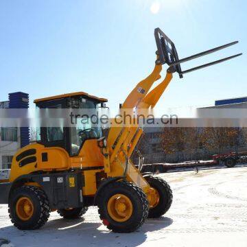 1.5ton Torque Converter Model ZL915 Small Wheel Loader Price With Quick Hitch photo-2