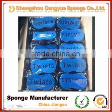 Stylish colorful Hair Twist Sponge Customized Logo factory supplied and price