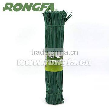 15cm 20cm With 2.0mm and 2.6mm PVC Green Plastic Twist Tie photo-3
