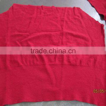 wool waste / wool cuts / wool sweater cutting / 100% wool