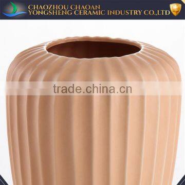 Modern Ceramic Orange Flower Vase for Decoration photo-2