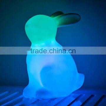 Easter Decoration Bunny Colorful Lamp Mini Sensor Night Light for Children Lights photo-3