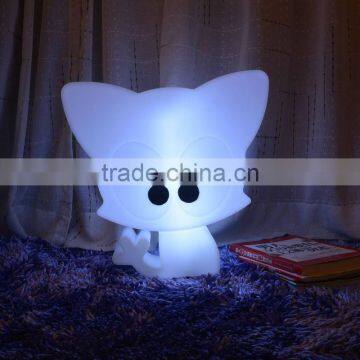 LED color change rechargeable table lamp