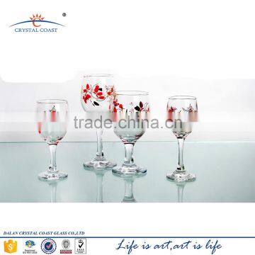 2015 Hot Sale Glass Goblet With Short Stem With Wide Mouth photo-2