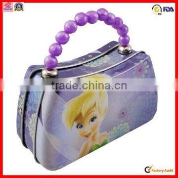 Hot Sale Wholesale Handle Tin Cosmetic Tin Box Packing photo-2