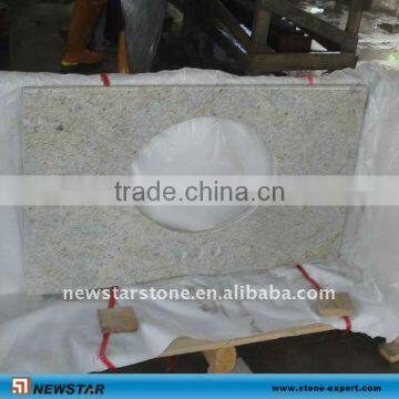 Kashmir white granite bathroom vanity top