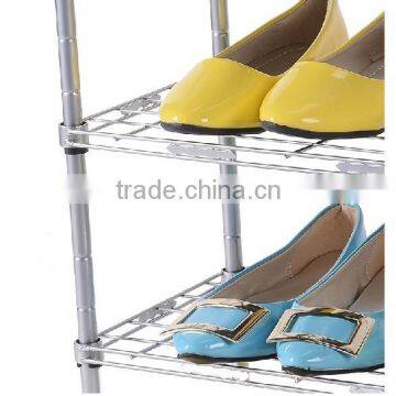 Vivinature Metal Wire 16Pair Shoe Rack, White