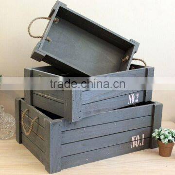 2016 Rustic Vintage Explosive Box Wooden Crate Wholesale photo-2