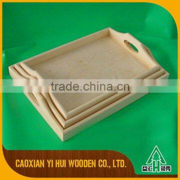 Special Natural China Factory Storage Wooden Tray