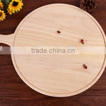 Wooden Pizza Tray,round Shape Pizza Plate photo-3