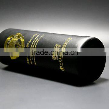 Black Raw Material Matte Glass Black Wine Bottle photo-3