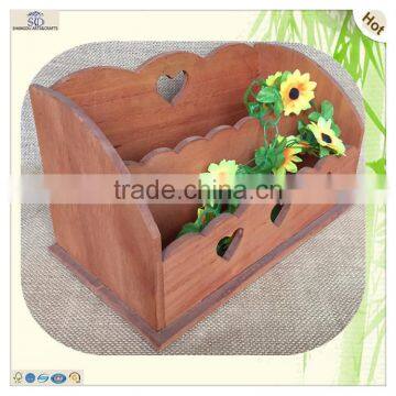 Natural Decoration Two Divider Dyed Carved Envelope Box photo-5
