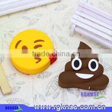 Custom Power bank Emoji Poop 2016 new products