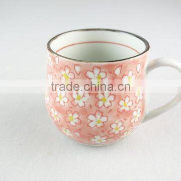 cute hand painted mug for tea/coffee/water use in stock with cheap price