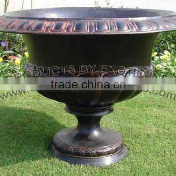 Metal Garden Urn