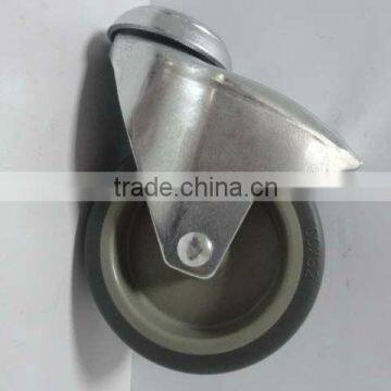 4" Caster with top hole