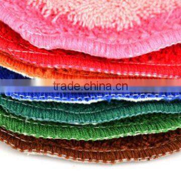 59*39CM Bathroom Door Carpet Shaggy Soft Area Rug Bedroom Oval Floor Mat