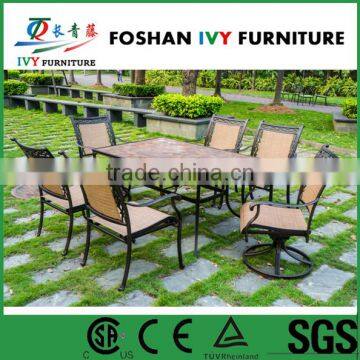 outdoor waterproof garden dining furniture dining table chair set