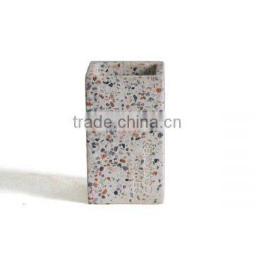 Concrete Bathroom Accessory Sets Terrazzo Resin Tumbler photo-3