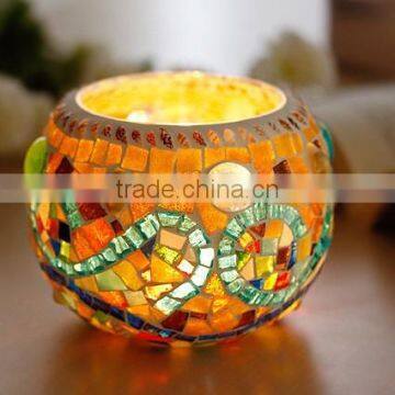 outdoor tree lanterns mosaic candle shades