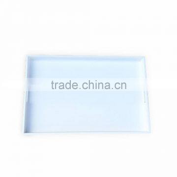 Black Skull White Lacquer Tray photo-2