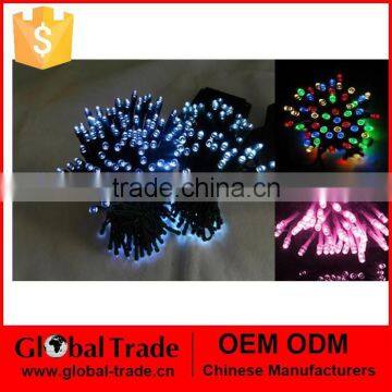 100 LED 4 Mixed-Color/Pink Solar Light Chain Outdoor Christmas Xmas Fairy Wedding Curtain Lamp G0078