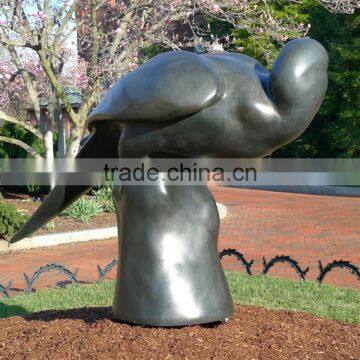 Bronze Swan Sculpture for Garden Decor photo-2