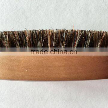 The Wild Boar Bristle Brush Elliptic Beard for Men Were in Stock Can be Carved Logo photo-4