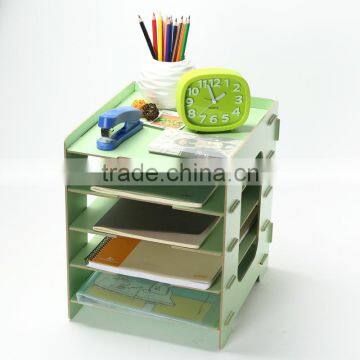 Cosmetics Storage Box Wooden Folder Storage Box /DIY Storage Rack/letter Storage Rack photo-6