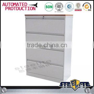 Luoyang Factory Prices Office Furniture Lockable Wide Lateral Hanging Godrej 4 Drawer Steel Filing Cabinet photo-3