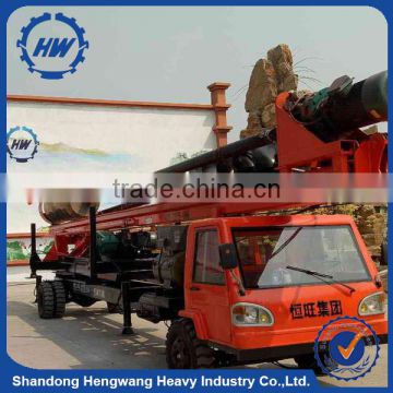 New Design Wheeled Truck Mounted Screw/ Sheet Pile Driver For Sale