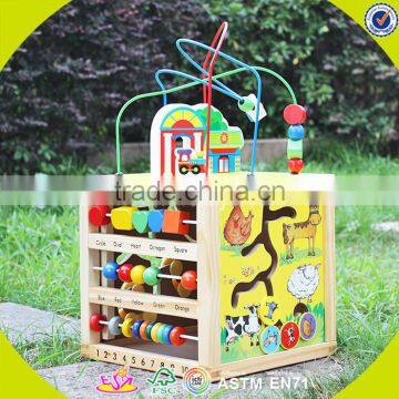 2017 Wholesale Baby Wooden Maze Toy Bead Popular Kids Wooden Maze Toy Bead Fashion Children Wooden Maze Toy Bead W11B127 photo-3