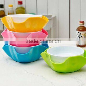2 in 1 Plastic Dried Fruit Tray , Dried Food Plate , Bowl photo-5