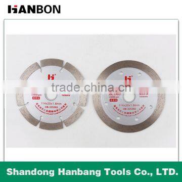 2015 hot sale professinal diamond circular saw blade for marble