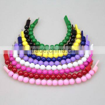 USB Beads Shape Bracelet Charging Data Transfer Line For Phone photo-3