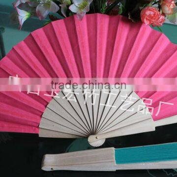Spanish Fabric Wood Fan photo-2
