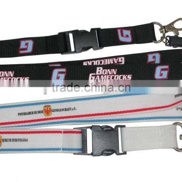 High Quailty double layer woven lanyard