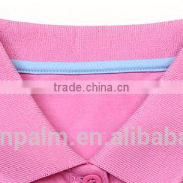 Applique Short Sleeve 95% Cotton 5% Spandex Girls Polo Shirts photo-4