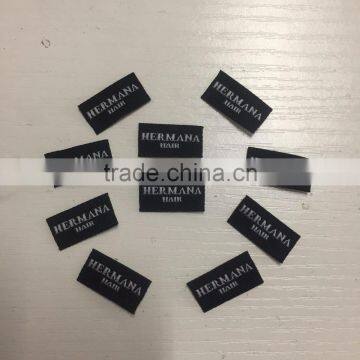 2017 Customized High Quality Hair Extension Woven Labels