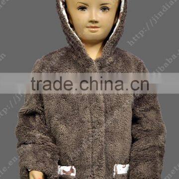 Custom Pullover Comfortable Children Baby Girls Faux Fur Coat