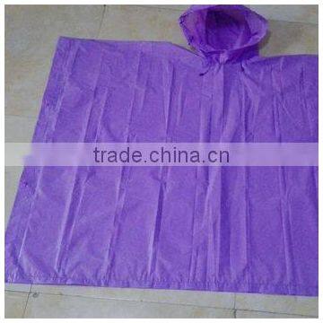 Waterproof Portable Kids PVC Raincoat/rain Poncho With Hood and Print photo-5