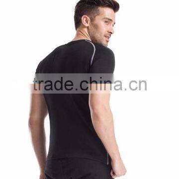 2016 New Model Oem Print Wholesale Slim Fit Sport Scoop Neck Men t Shirt photo-2