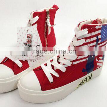 GZY Lots of Canvas Shoes Women Manufacturer China photo-4