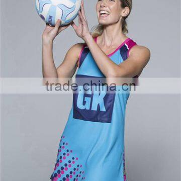 High Quality Sublimation Custom Netball Dresses Wholesale photo-2