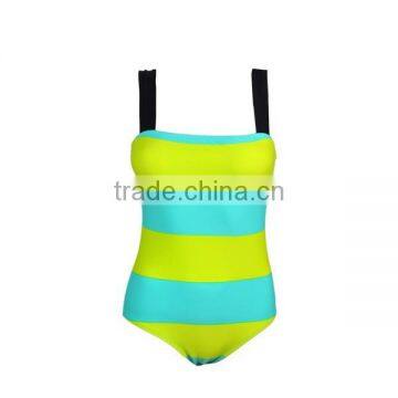 Custom Sublimation Print Fabric One Piece Girl's Swimwear photo-2
